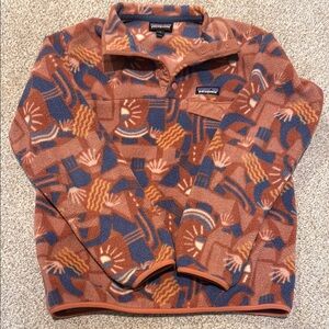 Rare Patagonia Synchilla Canyon Block Big Sisu Brown